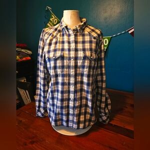 Levi's Pearl Snap Button Long Sleeve